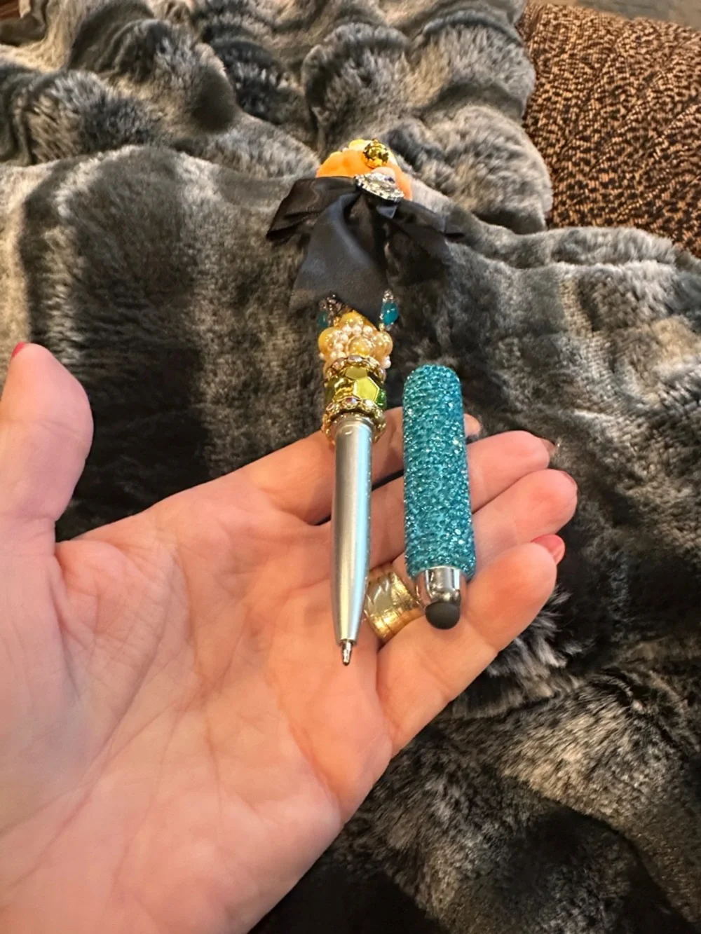 Gorgeous Hand Crafted Pen with an Authentic  DoDo Nami Pet Unicorn as the Focal